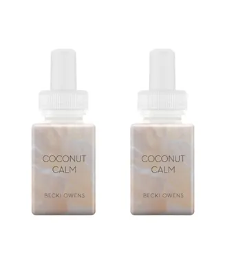 Pura Becki Owens - Coconut Calm - Home Scent Refill - Smart Home Air Diffuser Fragrance - Up to 120-Hours of Premium Fragrance per Refill