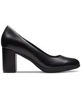 Clarks Women's Bayla Skip Slip-On Platform Dress Pumps