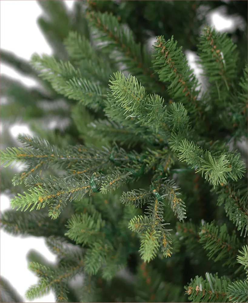 Puleo 7.5' Pre-Lit Slim Alberta Artificial Spruce Tree