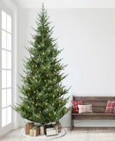 Puleo 9' Pre-Lit Hillside Spruce Artificial Tree