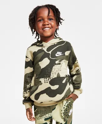 Nike Little Boys Sportswear Club Camo Pullover Hoodie