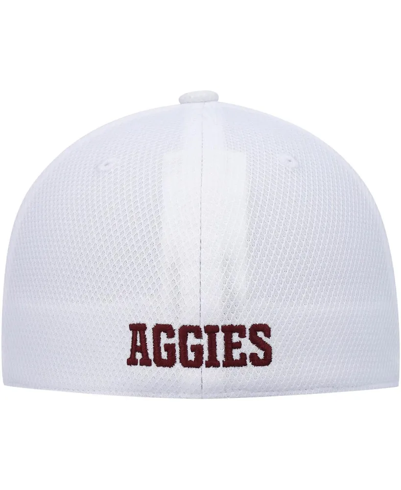 Men's adidas White Texas A&M Aggies 2021 Sideline Coaches Aeroready Flex Hat