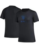 Women's adidas Black San Jose Earthquakes Aeroready Club Icon T-shirt