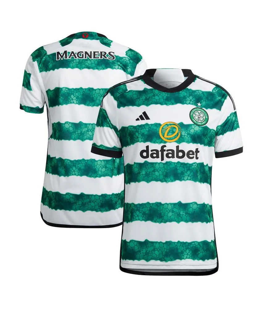 Men's adidas White Celtic 2023/24 Home Replica Jersey