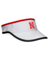 Men's Top of the World White Nebraska Huskers Daybreak Adjustable Visor