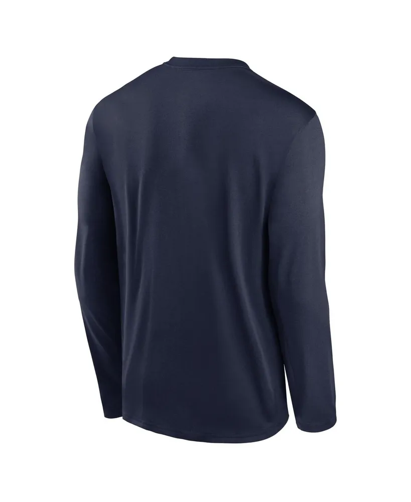 Men's Nike Navy New England Patriots Legend Icon Long Sleeve T-shirt