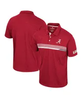 Men's Colosseum Crimson Alabama Crimson Tide No Problemo Polo Shirt