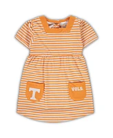 Girl's Toddler Tennessee Orange Volunteers Striped Dress with Pockets