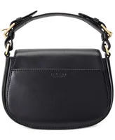 Lauren Ralph Tanner Leather Small Crossbody Bag