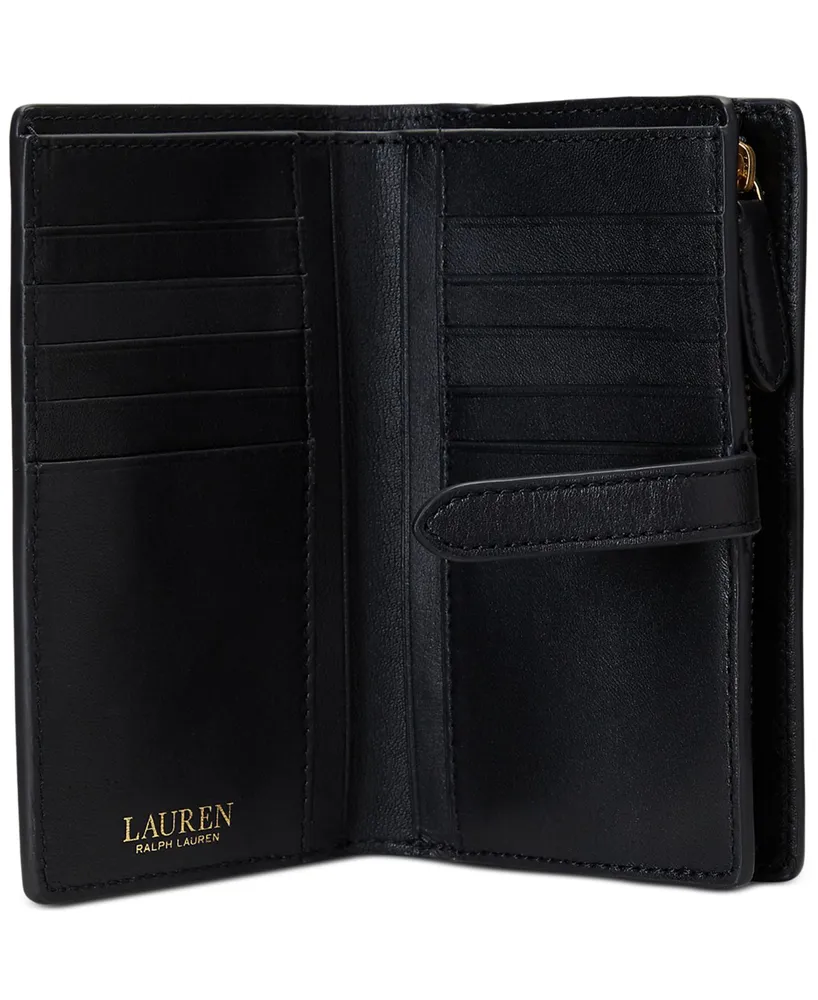 Lauren Ralph Logo Leather Wallet