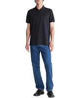 Calvin Klein Men's Athletic Tech Zip Polo Shirt