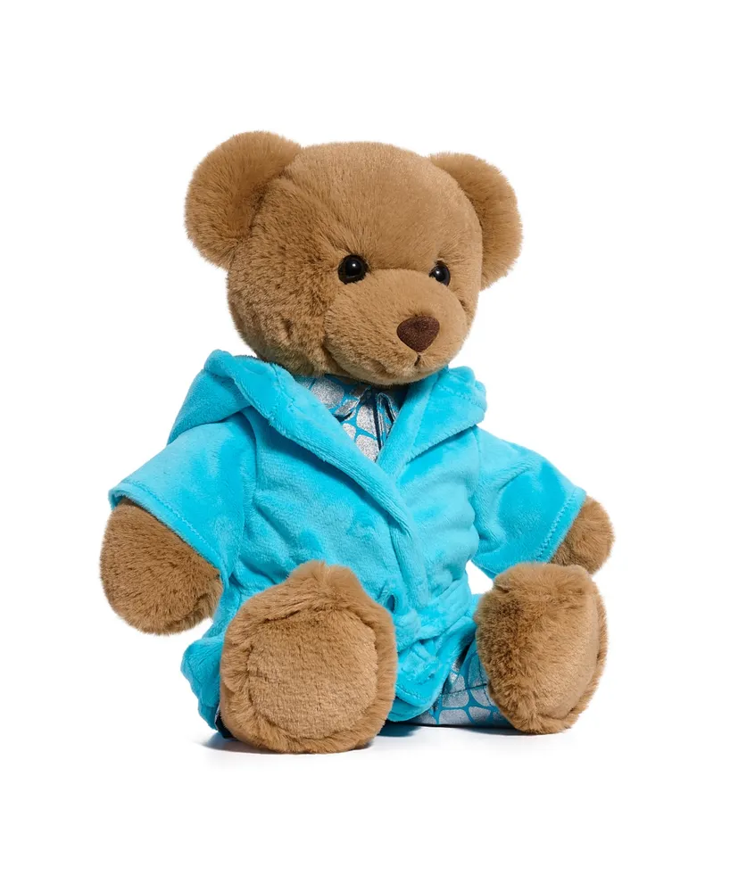 Geoffrey's Toy Box 9.5" Toy Plush Teddy Bear with Robe