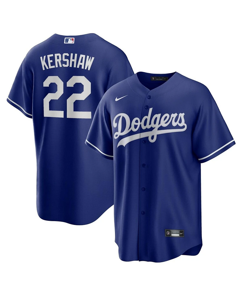 Nike Men's Clayton Kershaw Los Angeles Dodgers Official Player Replica Jersey