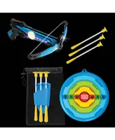Black Series Light-Up Crossbow Set, Led Glow Archery Game
