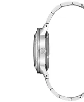 Seiko Men's Automatic Presage Gmt Stainless Steel Bracelet Watch 41mm