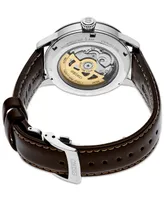 Seiko Men's Automatic Presage Cocktail Time Brown Leather Strap Watch 41mm