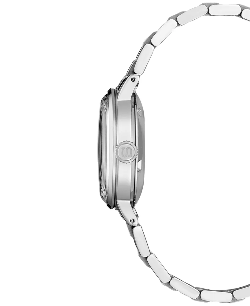 Seiko Women's Automatic Presage Diamond (1/10 ct. t.w.) Stainless Steel Bracelet Watch 30mm