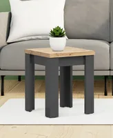 Lifestyle Solutions 17" H Wood Liverpool Tall Side Table