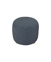 Studio Living 19"H Polyester Round Meredith Ottoman