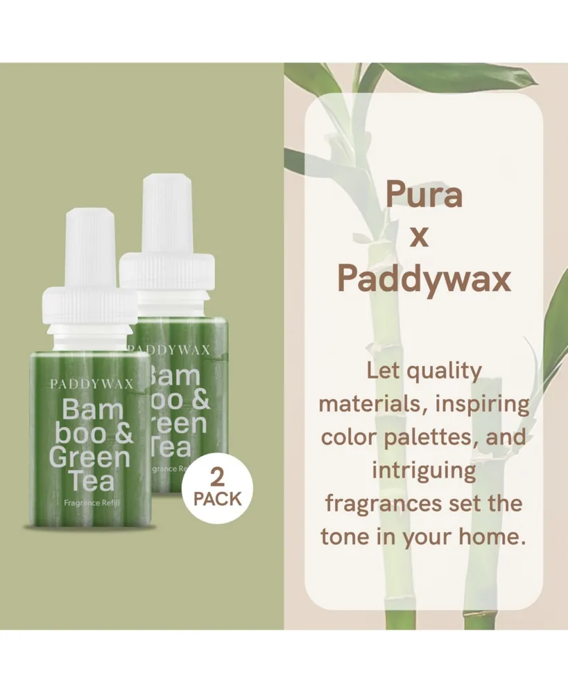 Pura Paddywax - Bamboo & Green Tea - Home Scent Refill - Smart Home Air Diffuser Fragrance - Up to 120-Hours of Luxury Fragrance per Refill