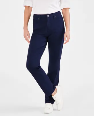 Style & Co Women's Straight-Leg High Rise Jeans