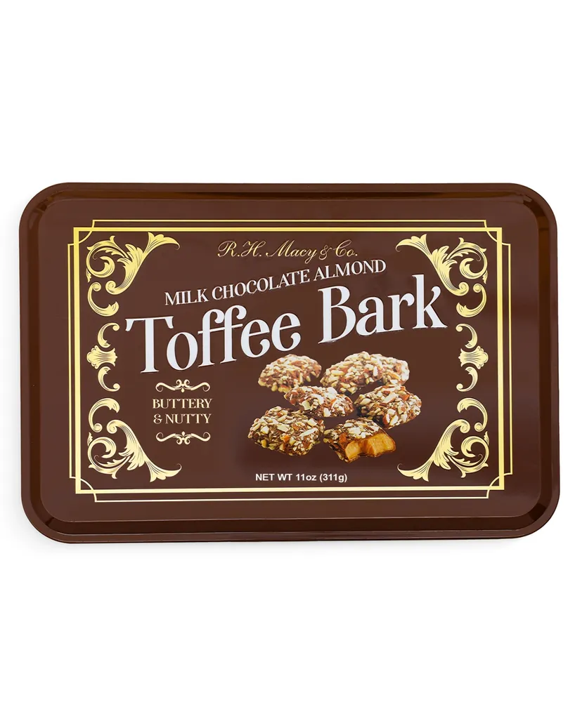 R.h. Macy & Co. Holiday Milk Chocolate Almond Toffee Bark Tin, Created for Macy's