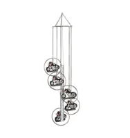 24" Long 5-Ring Polyresin Motorcycle Wind Chime