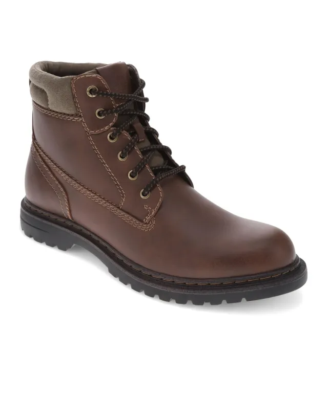 NWT WITH BOX 10  Dockers Richmond Men\'s Lace-up Boots Dark Tan Men main image 4