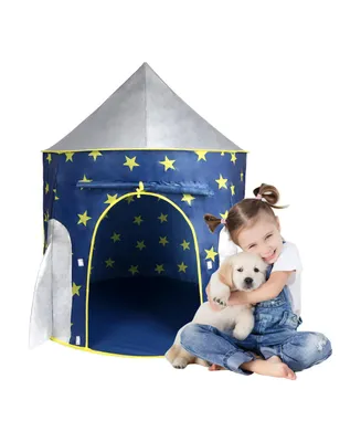 Kids Tent Rocket Spaceship, Kids Play Tent, Unicorn Tent for Boys & Girls, Kids Playhouse, Pop up Tents Foldable, Toddler Tent, Gift for Kids, Indoor