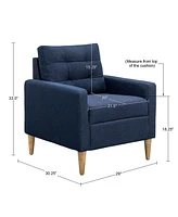 510 Design Dani 29" Wide Tufted back Accent Chair