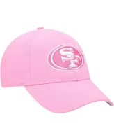 Big Girls '47 Brand Pink San Francisco 49ers Rose Mvp Adjustable Hat