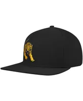 Men's Pro Standard Black Tuskegee Golden Tigers Arch Over Logo Evergreen Snapback Hat