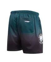 Men's Pro Standard Purple, Hunter Green Milwaukee Bucks Ombre Mesh Shorts