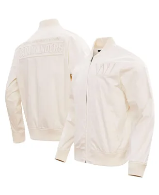 Men's Pro Standard Cream Washington Commanders Neutral Full-Zip Jacket