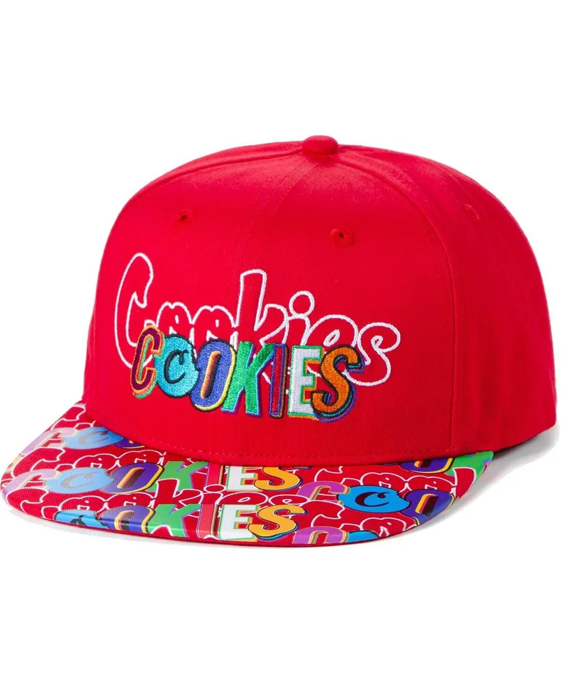Men's Cookies Clothing Red On The Block Snapback Hat