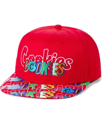 Men's Cookies Clothing Red On The Block Snapback Hat