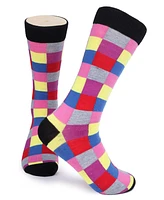 Men's Funky Colorful Dress Socks 6 Pack