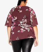 City Chic Women's Angelina Top