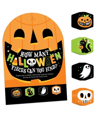 Jack-o'-Lantern Halloween Scavenger Hunt - 1 Stand & 48 Pc - Hide and Find Game