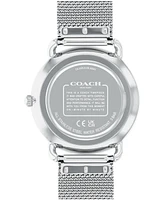 Coach Women's Elliot Silver Stainless Steel Mesh Bracelet Watch 36mm