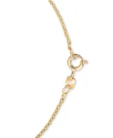 Diamond Halo Oval Locket 18" Pendant Necklace (1/3 ct. t.w.) in 14K Gold-Plated Sterling Silver - Gold