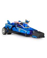 Paw Patrol The Mighty Movie, Chase's Mighty Converting Cruiser with Mighty Pups Action Figure, Lights and Sounds