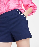 On 34th Women's High-Rise Sailor Shorts, Created for Macy's