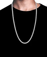 Blackjack Men's Wide Herringbone 20" Chain Necklace in Stainless Steel