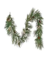 National Tree Company 6' Hgtv Home Collection Pre-Lit Tie Cedar Garland