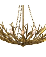 Regina Andrew River Reed Basin Chandelier Lamp