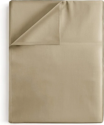 Cgk Unlimited Single Cotton Flat Sheet/Top Sheet 400 Thread Count