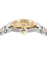 Salvatore Ferragamo Women's Swiss Vega Holiday Capsule Two-Tone Stainless Steel Bracelet Watch 28mm