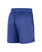 Men's and Women's Nike Blue Dallas Mavericks Warm Up Performance Practice Shorts