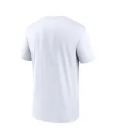 Men's Nike White Dallas Cowboys Legend Wordmark Performance T-shirt